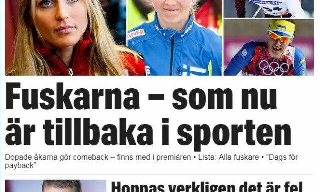 Svensk avis: Johaug «en av jukserne som er tilbake»